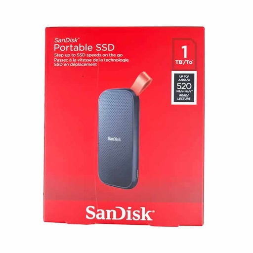 SANDISK 1TB POTABLE SSD 520MBPS -SDSSDE30-1TB-G25