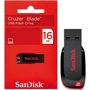 SANDISK 16GB - SDCZ50-016G-B35 CRUZER BLADE USB2.0