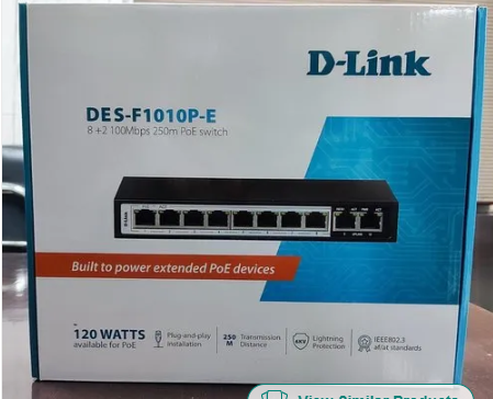 DLINK SWITCH 10 PORT DES1010P-E